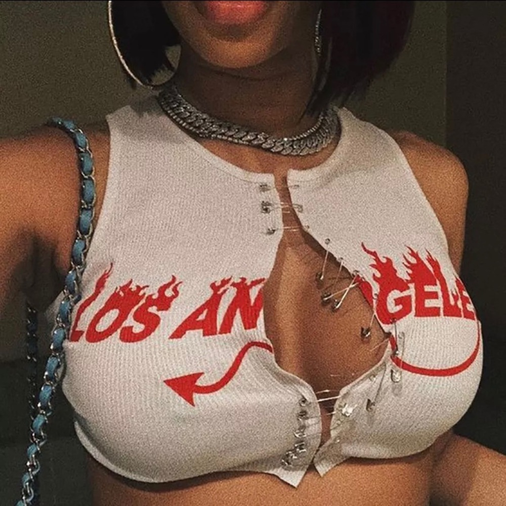 Pinned Crop Top